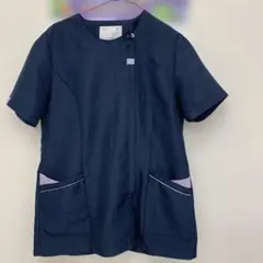 infirmière ナース服 医療用シャツ ネイビー Lのサムネイル