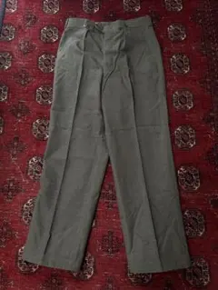 40s USA製 WALDES ジッパー 片爪 ウール ギャバジン スラックス - メルカリ