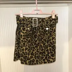 CRYX ヒョウ柄 ミニスカート スカート レディース