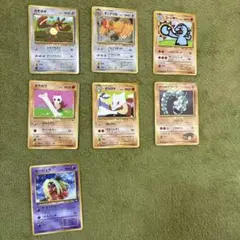 ポケモンカード　旧裏　コロコロコミック付録7枚まとめ