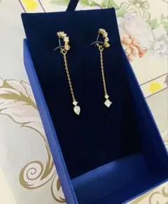 スワロフスキー Swarovski Attract ロング　ピアス 2way