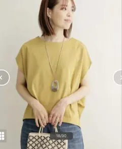 アーバンリサーチ ドアーズ　Tシャツ コットンタックフレンチプルオーバー