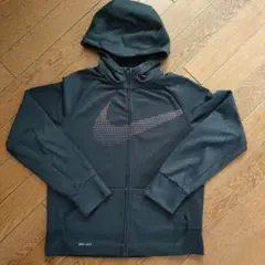 NIKE DRI-FIT ブラック パーカー M(140-150)