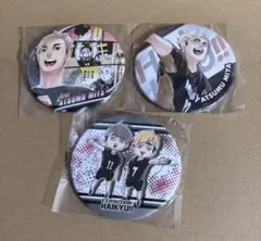 ハイキュー 宮治 缶バッジ 原作 原画 ハイキュー展 治 ゲンガタイカン