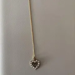 ハート型ペンダント ネックレス ゴールド