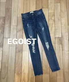 EGOIST ダメージデニムスキニーパンツ ストレッチ