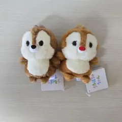 ディズニー うるぽちゃちゃん チップ＆デール STRAWBERRY 2体セット