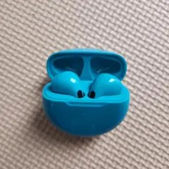 最新AirPro6 Bluetoothワイヤレスイヤホン ブルー