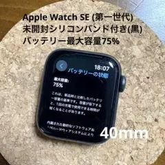Apple Watch SE(第一世代) 40mm 最大容量75%