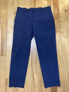 H&M ネイビー スラックス パンツ　メンズ 32