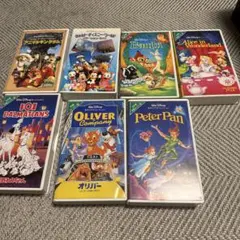 ディズニー アニメ映画コレクション VHS 7本 セット