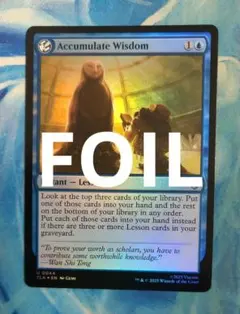 MTG 積み重ねられた叡智/Accumulate Wisdom TLA英FOIL