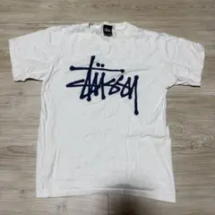 Stüssy ホワイト Tシャツ S ロゴプリントのサムネイル