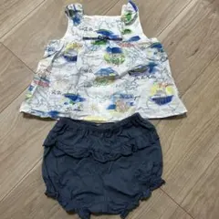 《美品》BeBe セットアップ　70cm