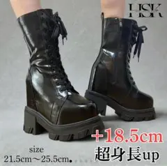HSK Tokyo 超厚底18cmシークレットブーツ21.5cm〜26.5cm - メルカリ