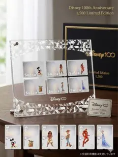 【1500個限定】Disney100周年記念Suica アクリルフレームセット