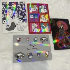 伊藤潤二 サンリオ ギャル富江 着物富江 クロミ 特典 ポストカード 4枚