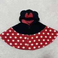 ミニーマウス風ベビーポンチョ BABY DOLL ベビードール　ポンチョ　ミニー