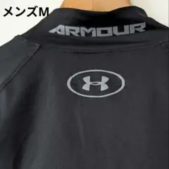 メンズ　アンダーアーマー　タートルネック М　アンダーシャツ ヒートギア　黒