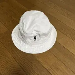 Polo Ralph Lauren バケットハット S/M ホワイト