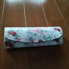 花柄メガネケース