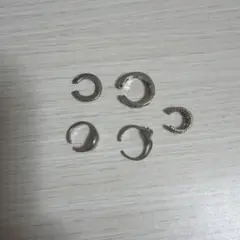 イヤーカフ 5点セット シルバーカラー