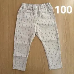 アプレレクール 花柄ピンクパンツ サイズ100