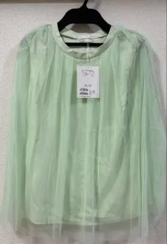 La boutique BonBon チュールレイヤードカットソー　ミントのサムネイル