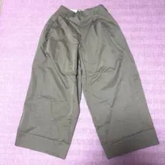 美品 GU beautiful people タックワイドパンツ M ブラウン