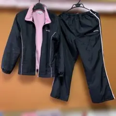 ジャージ上下セット 黒・ピンク