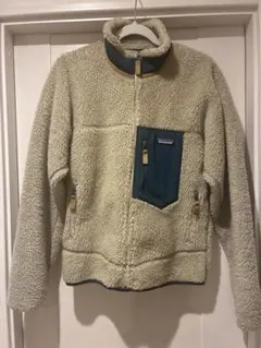 patagonia レトロＸ　フリースジャケット ベージュ・グリーン