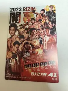 RIZIN ポテトスティック　RIZIN 41 皇治
