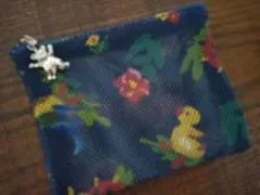 FEILER ハイジ メッシュポーチ ネイビー Sサイズ