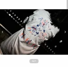 ニートと居候とたかさき　チンチロ　グレーTシャツ　半袖のサムネイル