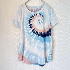 SONOMA ソノマ Tシャツ 半袖 タイダイ S 青 水 白 桃 ビーチのサムネイル