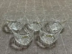 アデリア パルム 冷茶グラス 5客セット 昭和レトロ