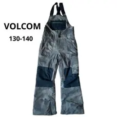 キッズ VOLCOM ビブパンツ 子供 スノーボードウェア 迷彩 130のサムネイル