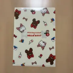the bears'school x HELLO KITTY クリアファイル