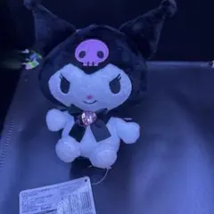 【匿名配送】サンリオ　キャラクターズ ビジューハートぬいぐるみ クロミ