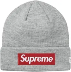 Supreme x New Era Box Logo Beanie GREY