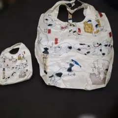猫イラストエコバッグ未使用