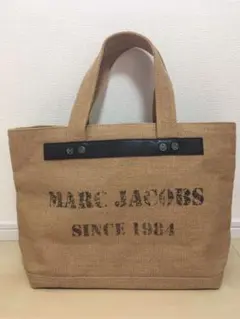MARC JACOBS マークジェイコブス ジュート素材 マザーバッグ　プール