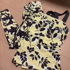 SUKALA ヨガレギンス フラワーブーケ ブラウン Mサイズ【美品】 - メルカリ