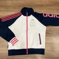 adidas ジャージ ネイビー/ホワイト/ピンク