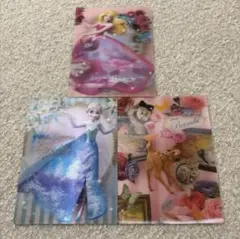 3D ディズニープリンセス ポストカードセット