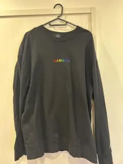 kangol トレーナー black