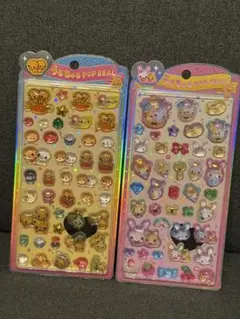 【正規品】うるちゅるポップシール なっとうちゃん フワフワらびちゃん