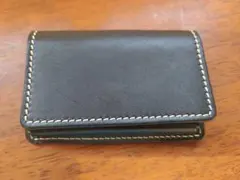 PORCO ROSSO 名刺入れ カードケース ブラック 牛革のサムネイル
