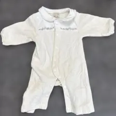 【Petit main】アイボリー ロンパース 60cm 美品