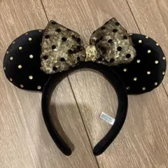 東京ディズニーリゾート カチューシャ ブラック ゴールドのサムネイル